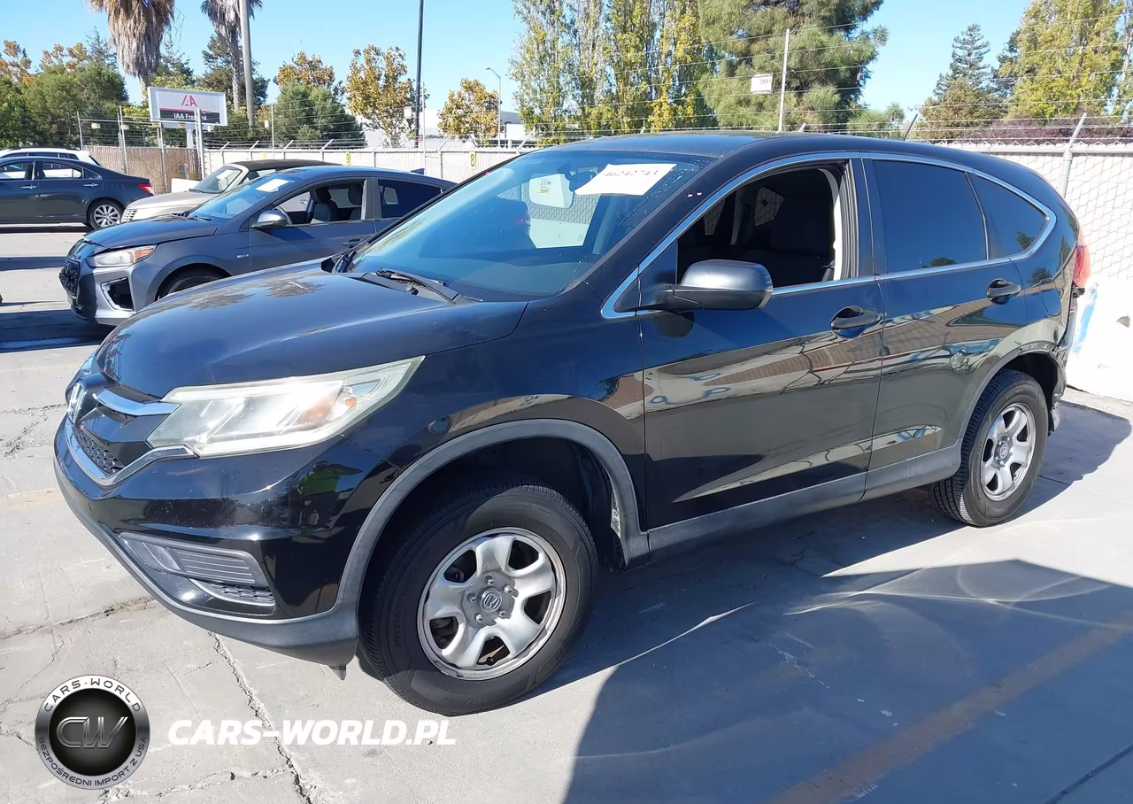 2015 Honda Cr-V Lx VIN:5J6RM4H35FL044546 - 2