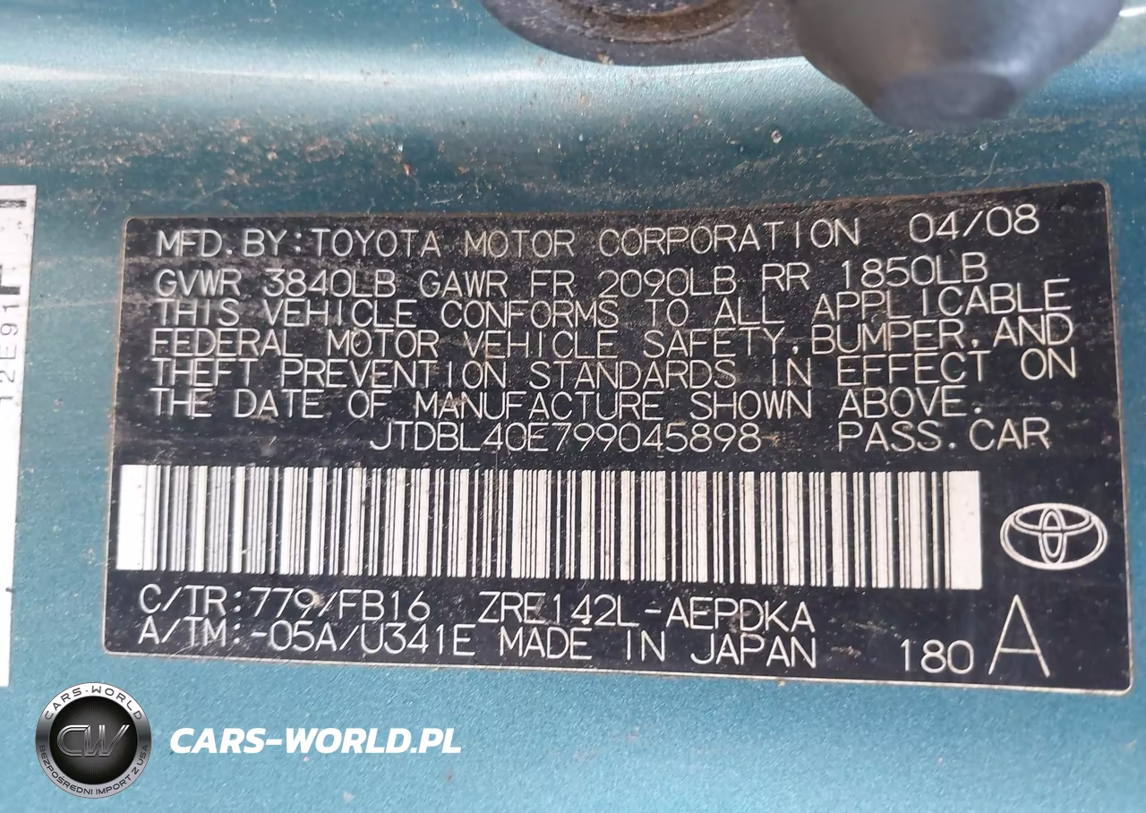 2009 Toyota Corolla Le VIN:JTDBL40E799045898 - 9