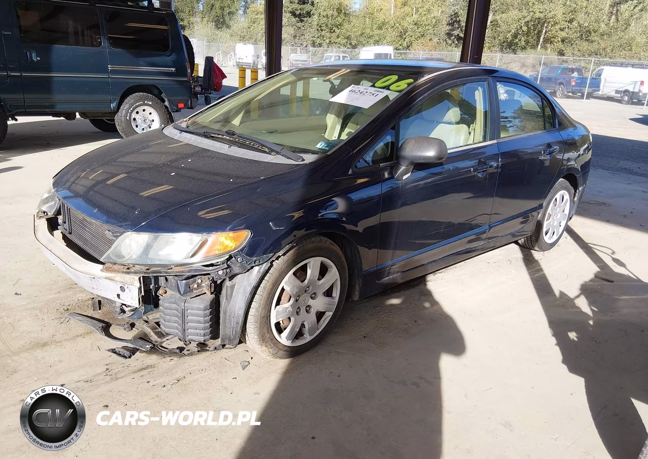 2006 Honda Civic Lx VIN:1HGFA16556L068500 - 2