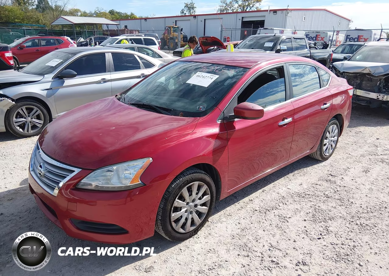 2014 Nissan Sentra Fe+ S-Fe+ Sv-S-Sl-Sr-Sv VIN:3N1AB7AP3EL613584 - 2