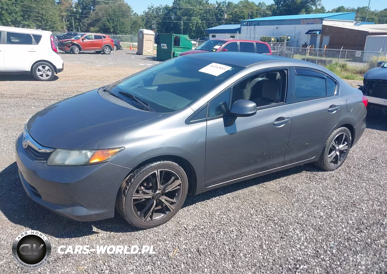 2012 Honda Civic Lx VIN:19XFB2F56CE088681 - 2
