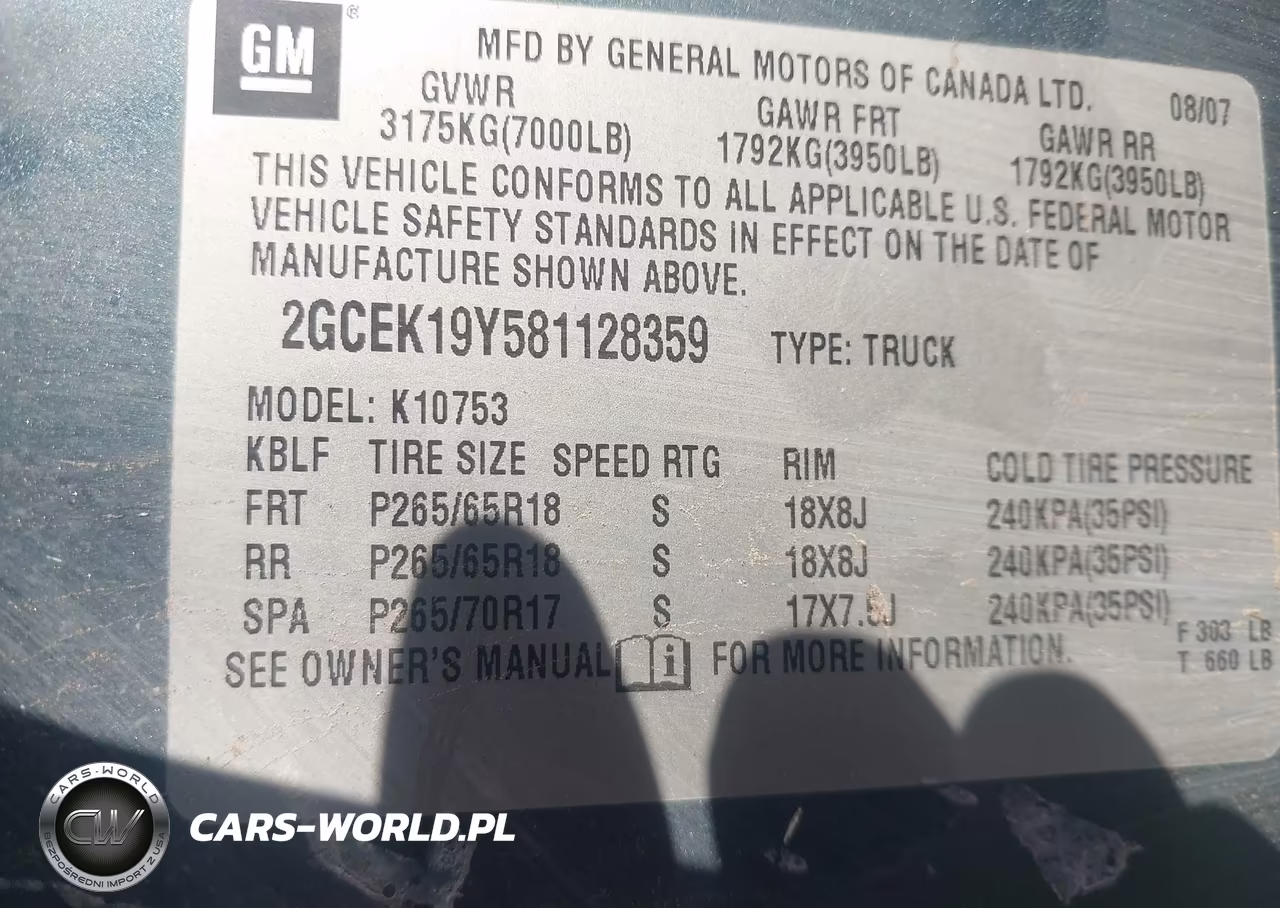 2008 Chevrolet Silverado 1500 Lt1 VIN:2GCEK19Y581128359 - 9
