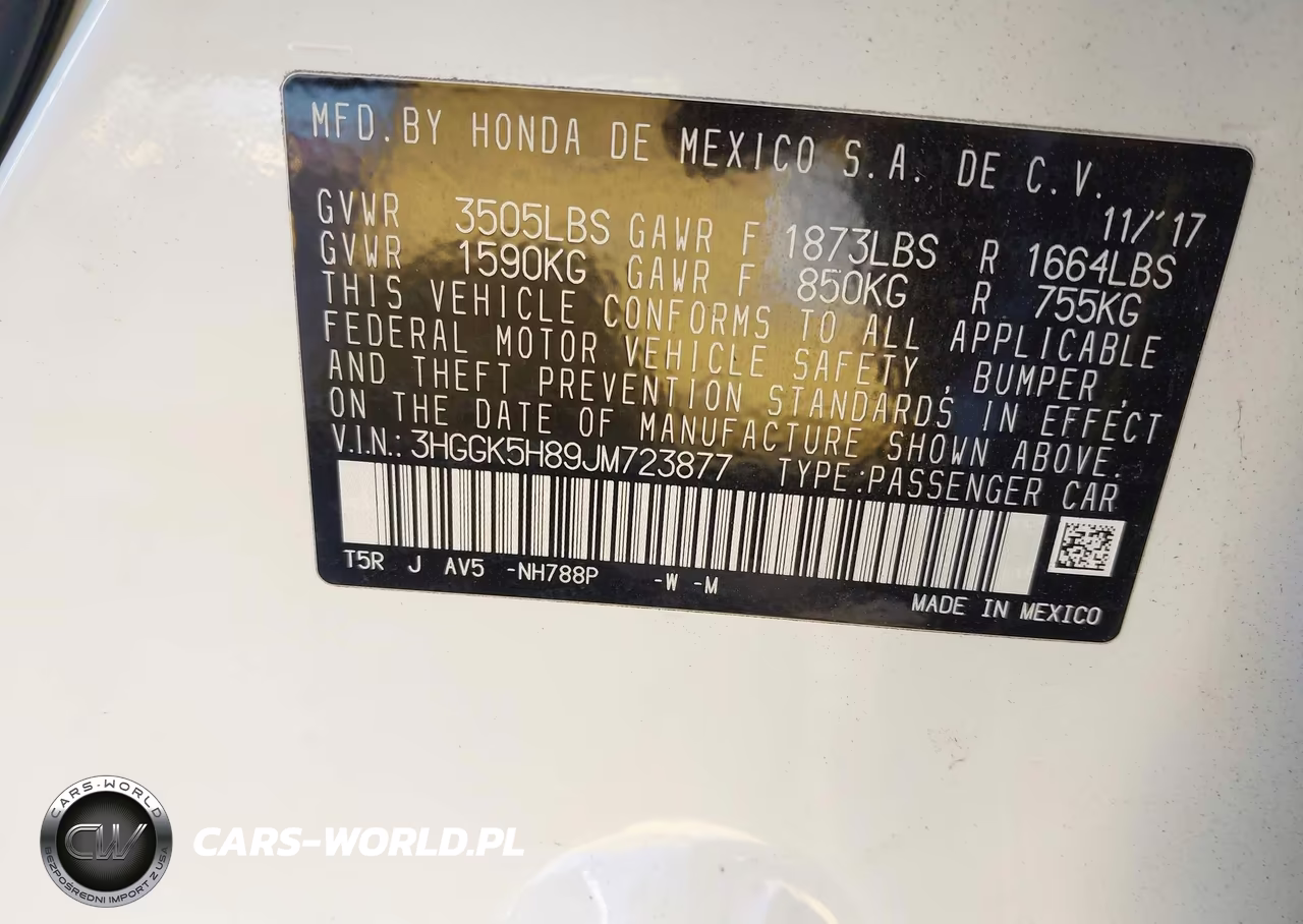 2018 Honda Fit Ex VIN:3HGGK5H89JM723877 - 9