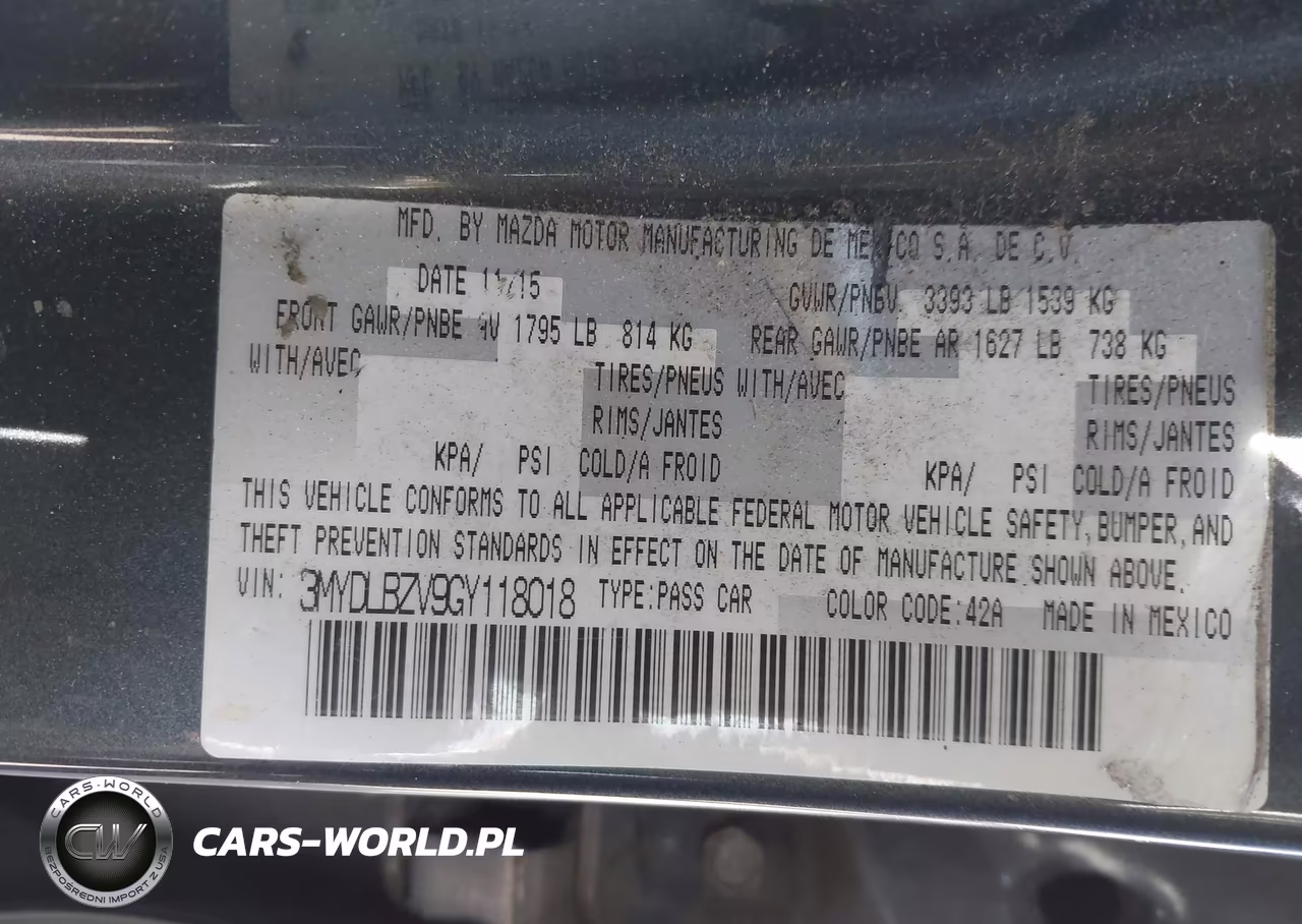 2016 Scion Ia VIN:3MYDLBZV9GY118018 - 9