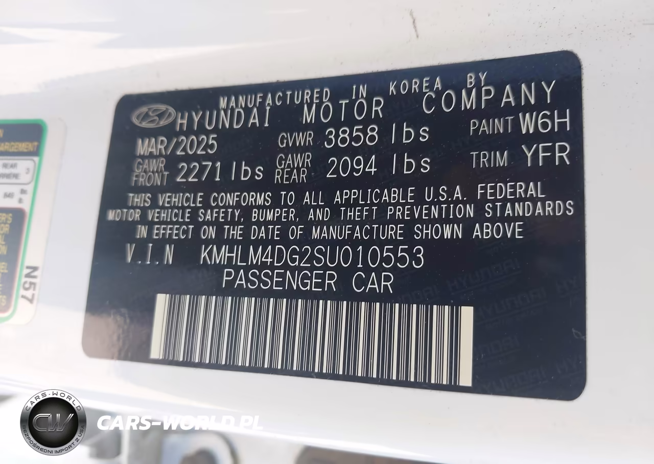 2025 Hyundai Elantra Sel Sport VIN:KMHLM4DG2SU010553 - 9