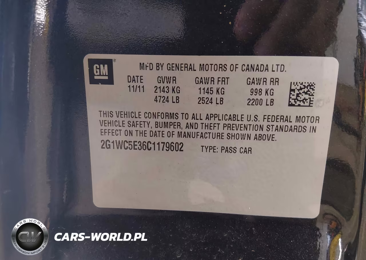 2012 Chevrolet Impala Ltz VIN:2G1WC5E36C1179602 - 9