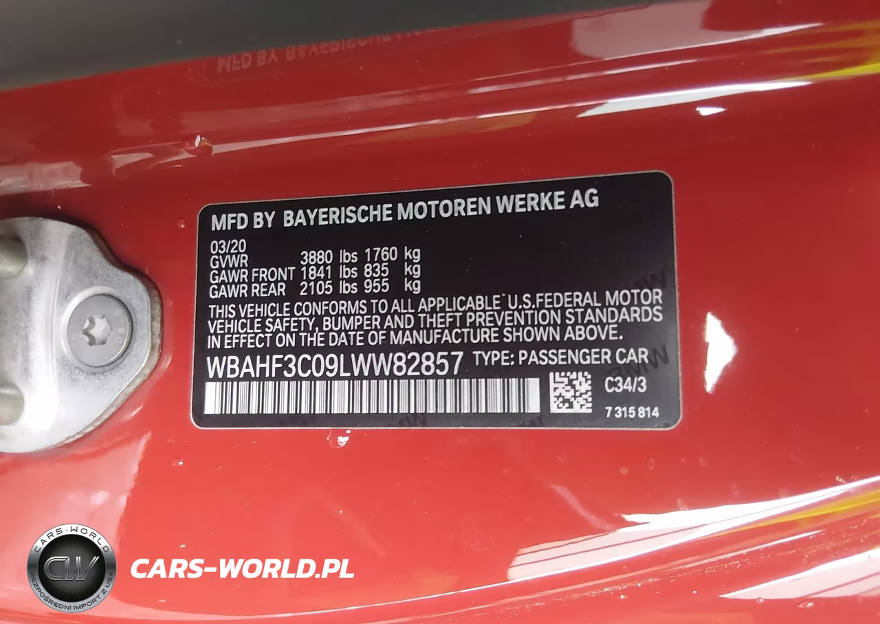 2020 BMW Z4 Sdrive30I VIN:WBAHF3C09LWW82857 - 9