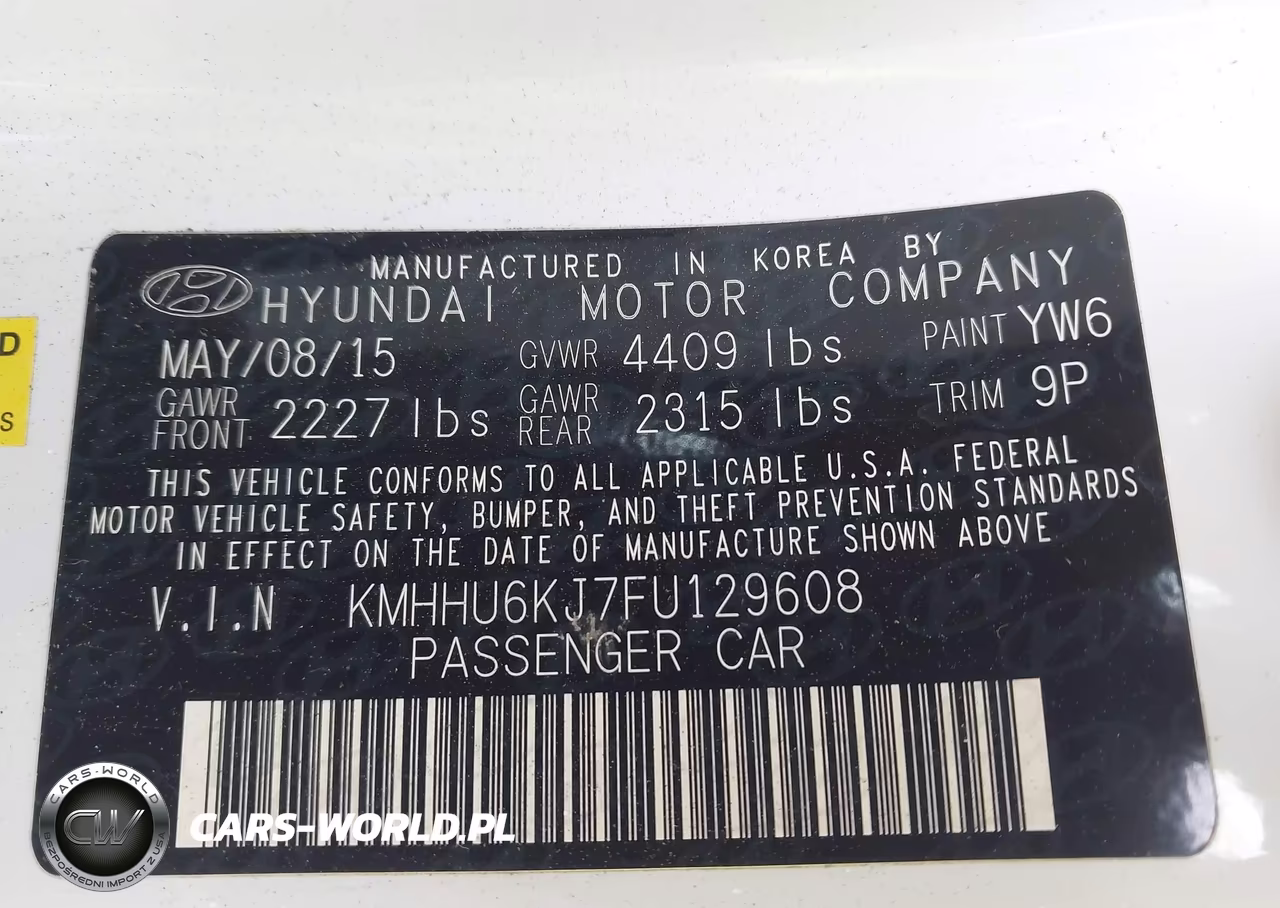 2015 Hyundai Genesis 3.8 Ultimate VIN:KMHHU6KJ7FU129608 - 9