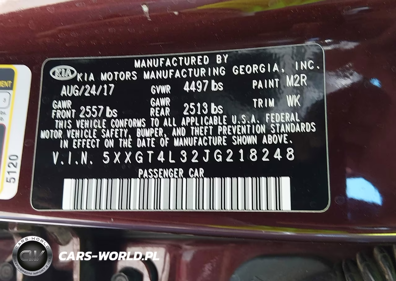 2018 Kia Optima Lx VIN:5XXGT4L32JG218248 - 9