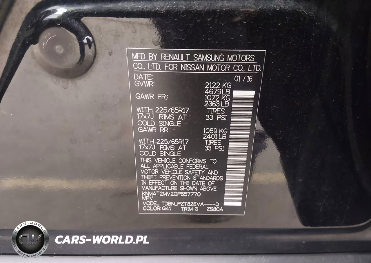 2016 Nissan Rogue S VIN:KNMAT2MV2GP657770 - 9