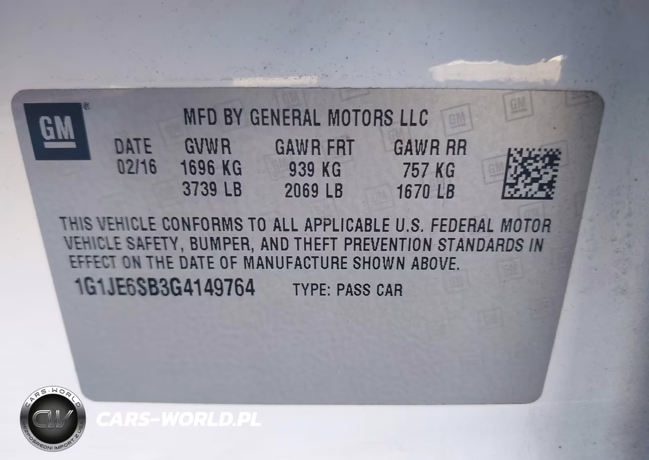 2016 Chevrolet Sonic Ltz Auto VIN:1G1JE6SB3G4149764 - 9