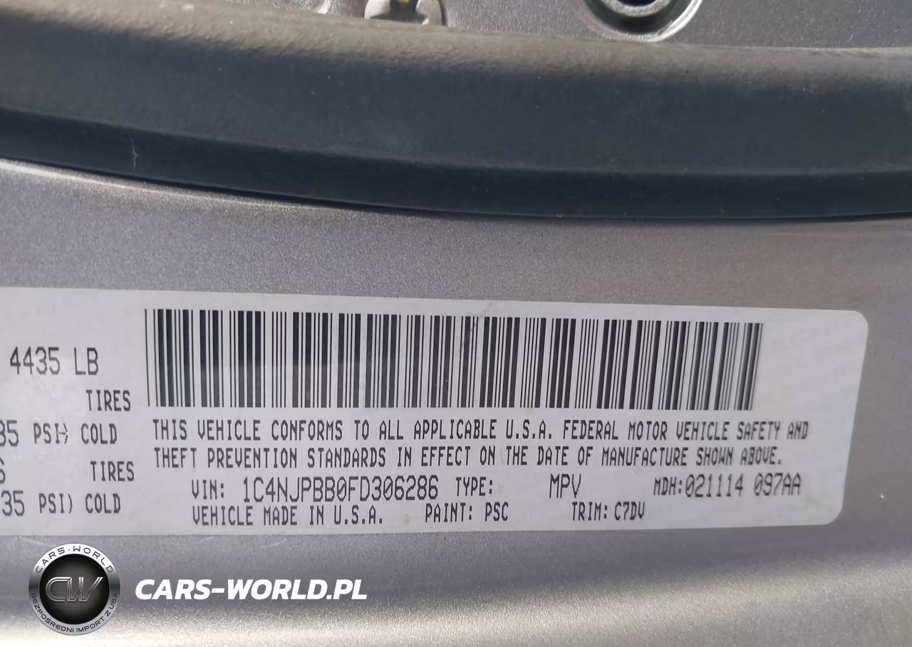 2015 Jeep Patriot Sport VIN:1C4NJPBB0FD306286 - 9