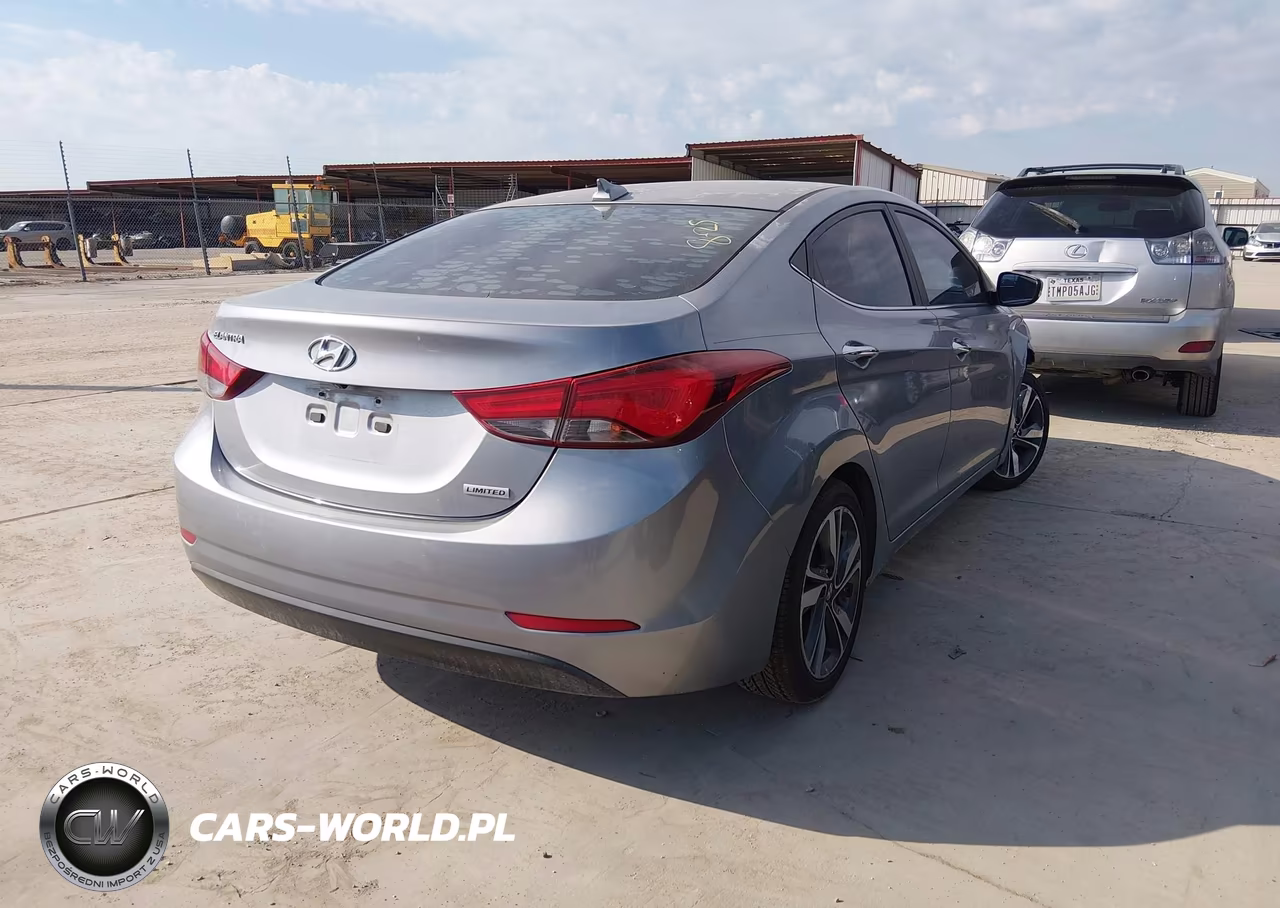 2015 Hyundai Elantra Limited VIN:5NPDH4AE5FH598089 - 4