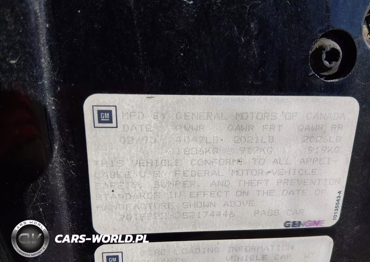 1995 Chevrolet Camaro VIN:2G1FP22S5S2174446 - 9