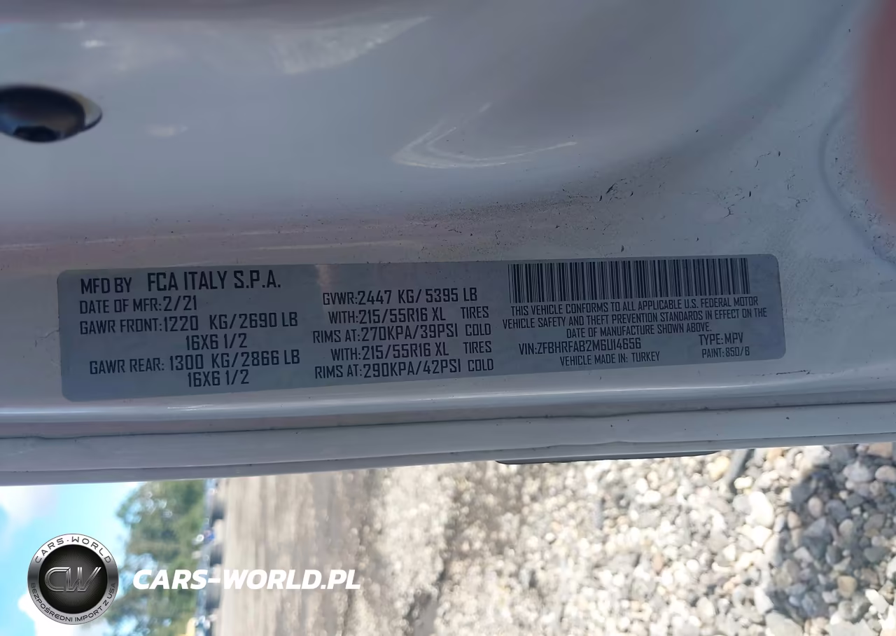 2021 Ram Promaster City Tradesman VIN:ZFBHRFAB2M6U14656 - 8
