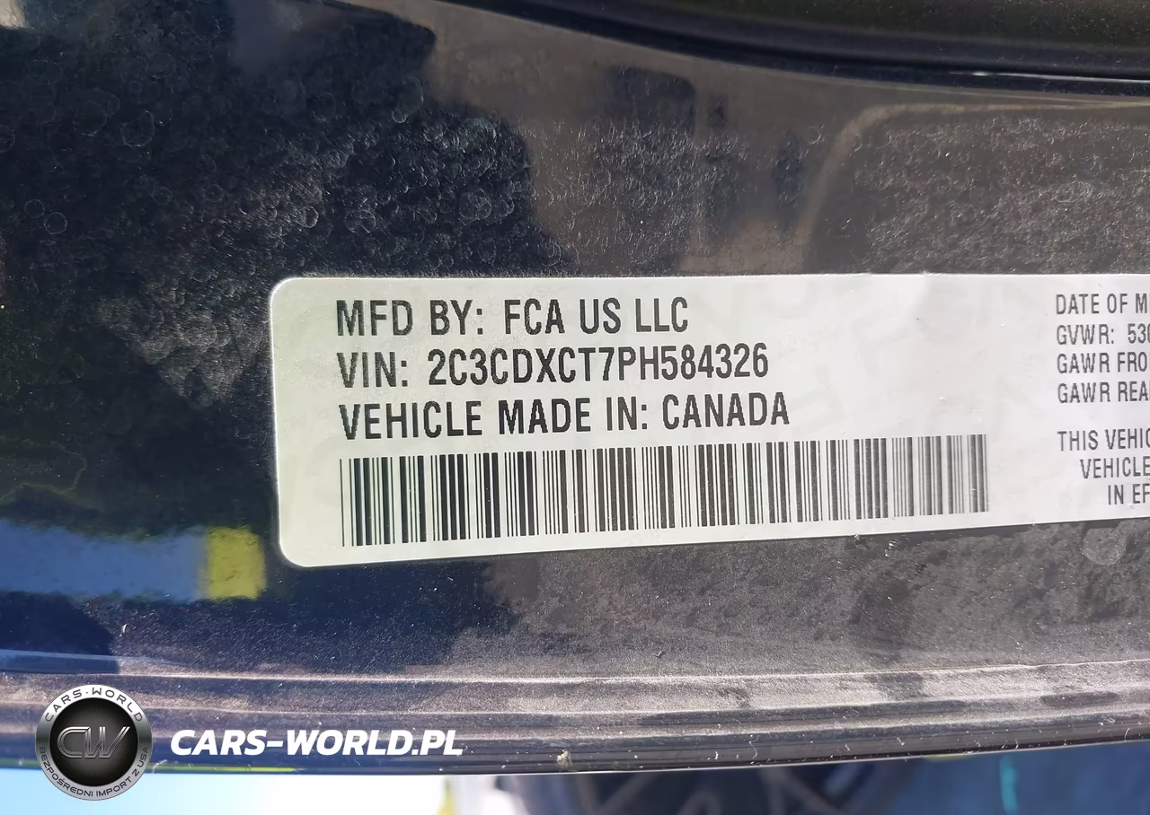 2023 Dodge Charger R-T VIN:2C3CDXCT7PH584326 - 9
