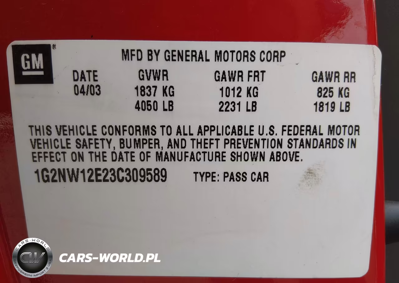 2003 Pontiac Grand Am Gt VIN:1G2NW12E23C309589 - 9