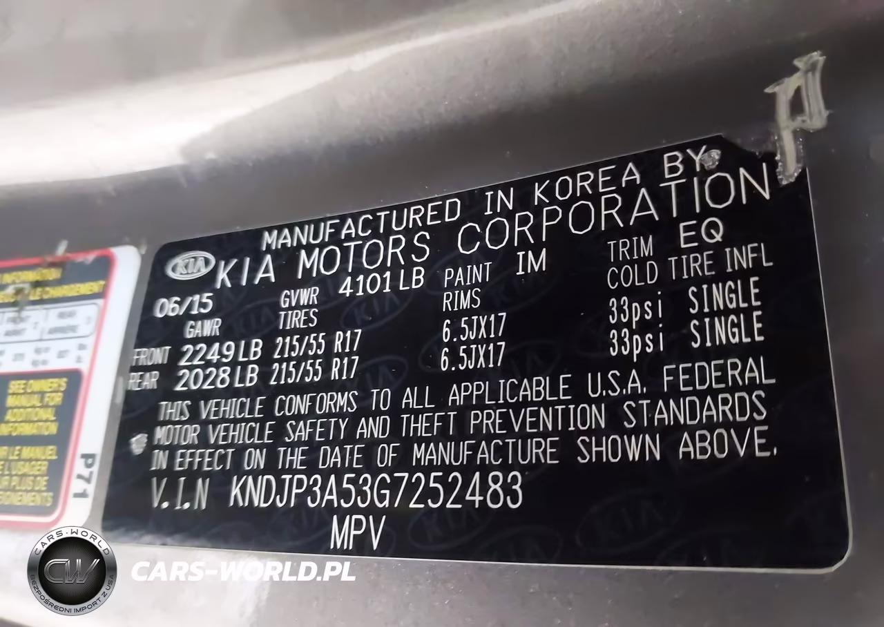 2016 Kia Soul + VIN:KNDJP3A53G7252483 - 9