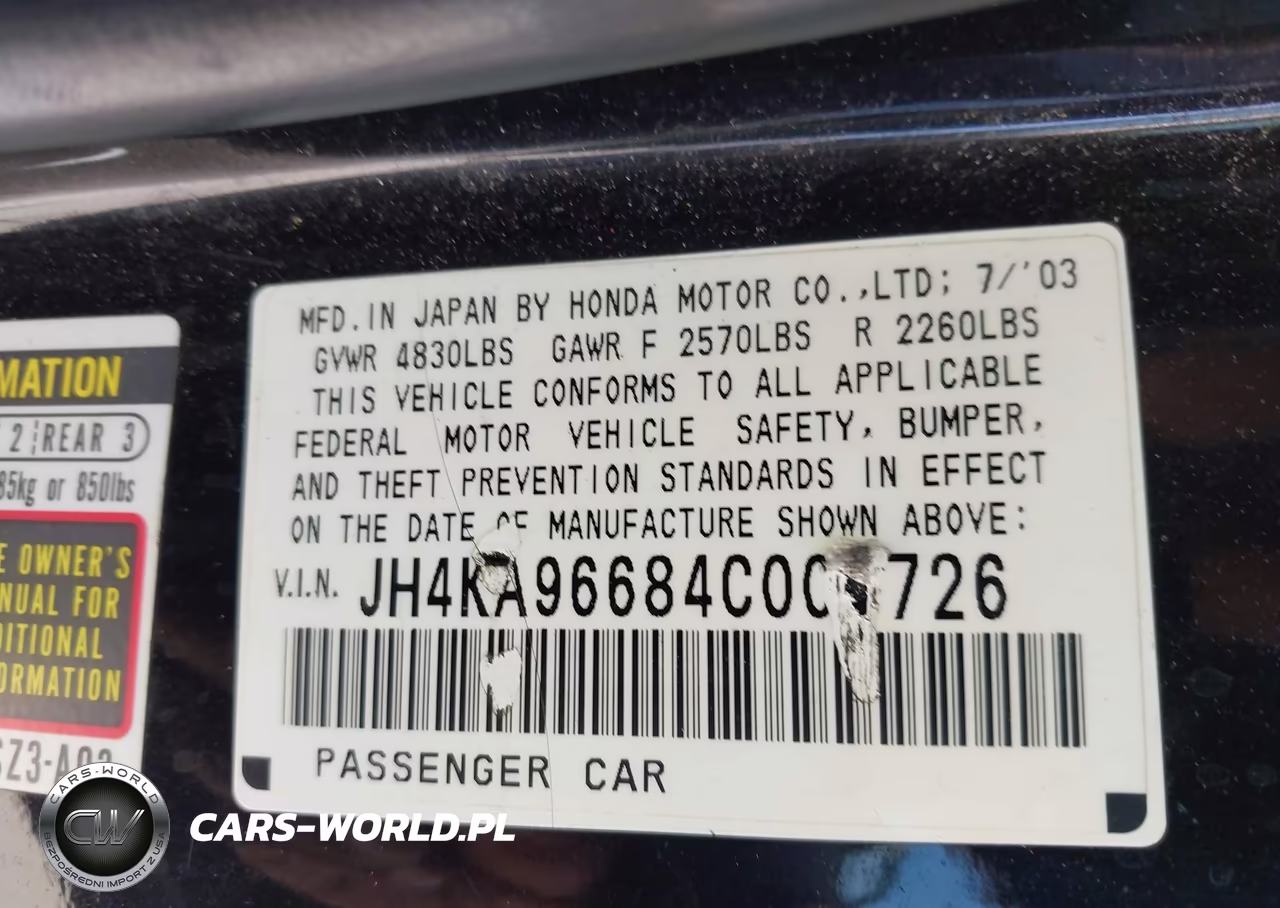 2004 Acura Rl 3.5 VIN:JH4KA96684C004726 - 9