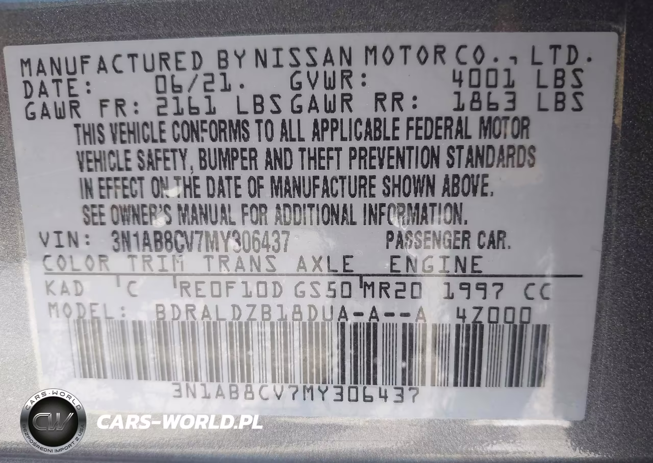 2021 Nissan Sentra Sv Xtronic Cvt VIN:3N1AB8CV7MY306437 - 9