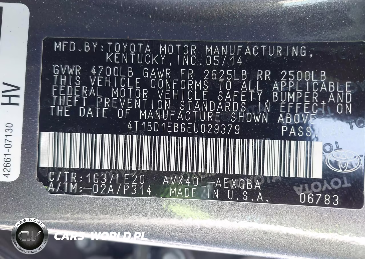 2014 Toyota Avalon Hybrid Xle Touring VIN:4T1BD1EB6EU029379 - 9