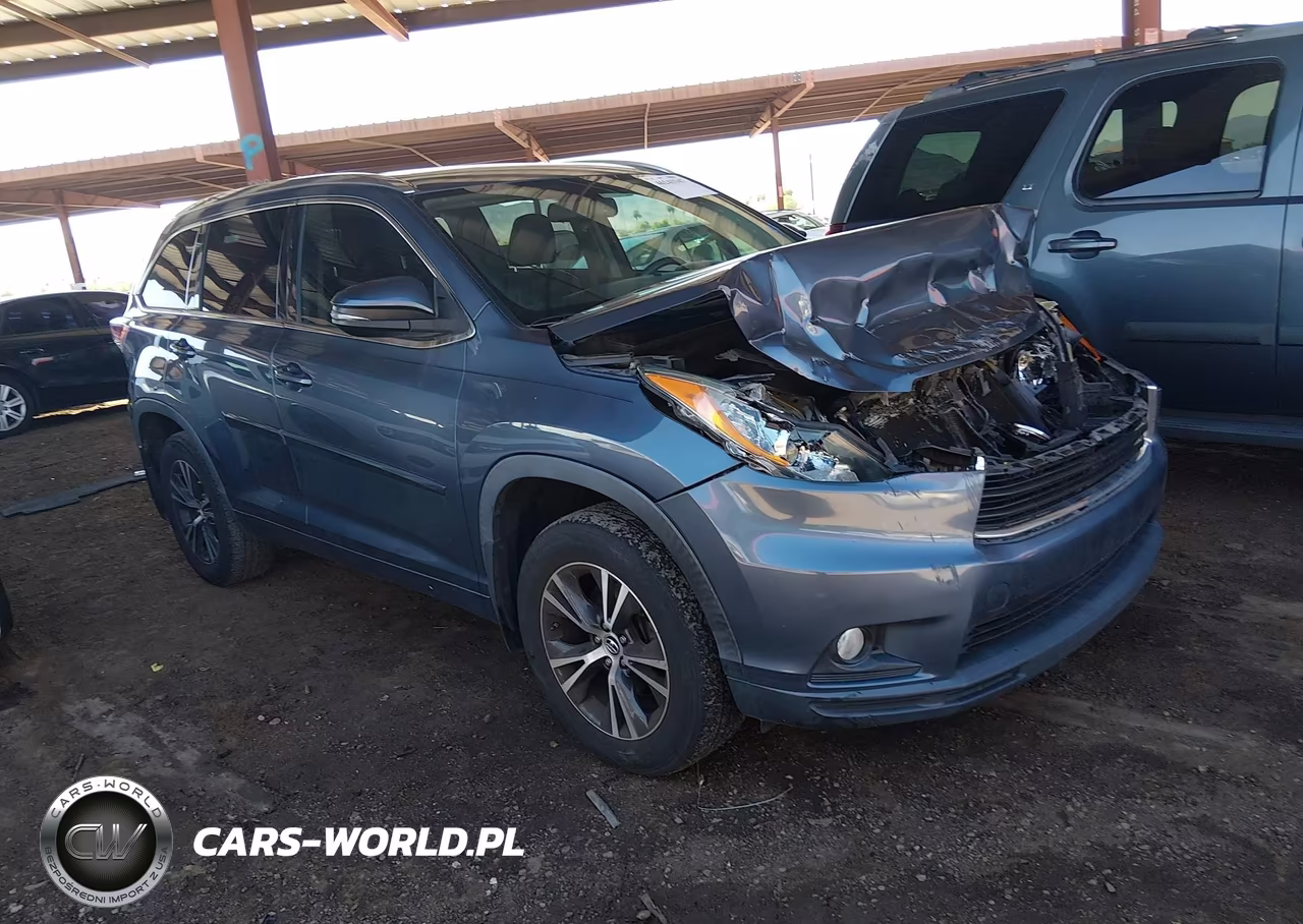 2016 Toyota Highlander Xle V6 VIN:5TDKKRFH6GS121501 - 1