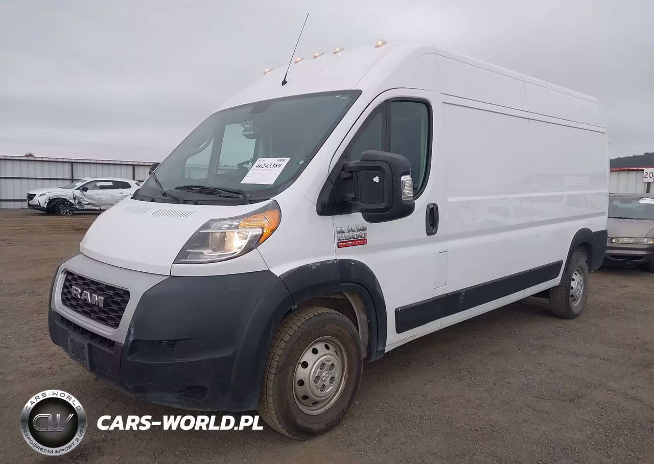 2021 Ram Promaster 2500 High Roof 159 Wb VIN:3C6LRVDGXME516362 - 2