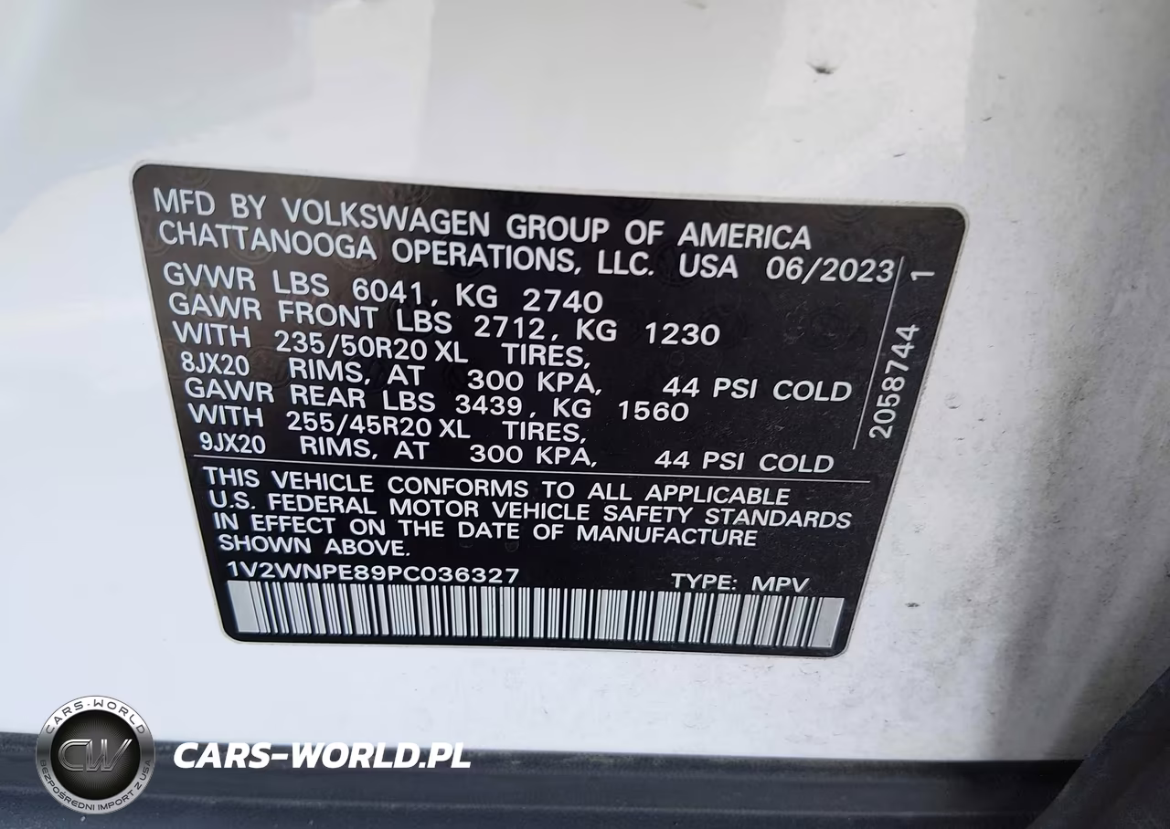 2023 Volkswagen Id.4 Awd Pro S VIN:1V2WNPE89PC036327 - 9