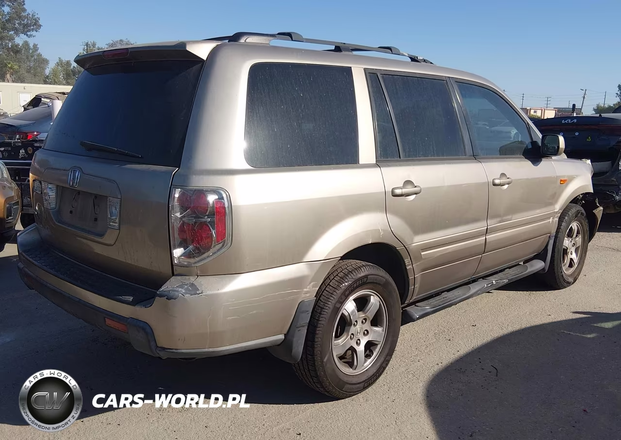 2007 Honda Pilot Ex-L VIN:5FNYF28597B043356 - 4