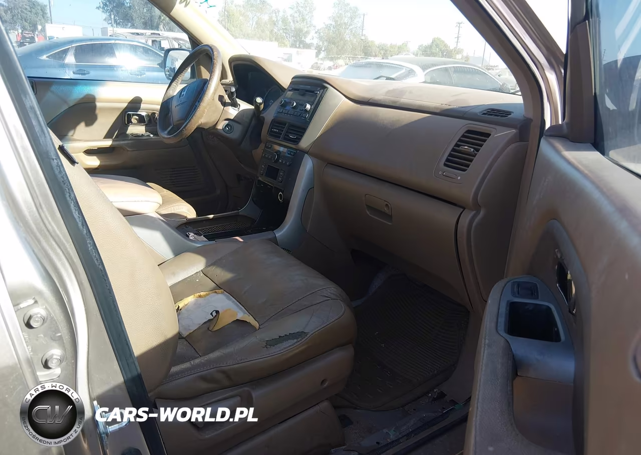 2007 Honda Pilot Ex-L VIN:5FNYF28597B043356 - 5