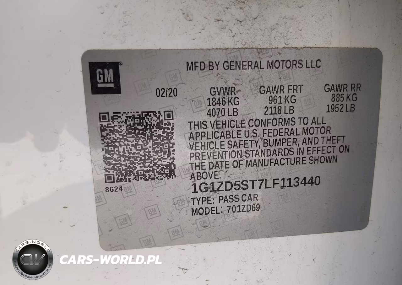 2020 Chevrolet Malibu Fwd Lt VIN:1G1ZD5ST7LF113440 - 9