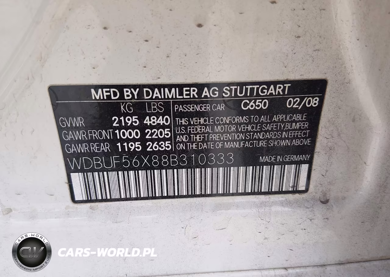 2008 Mercedes-Benz E 350 VIN:WDBUF56X88B310333 - 9