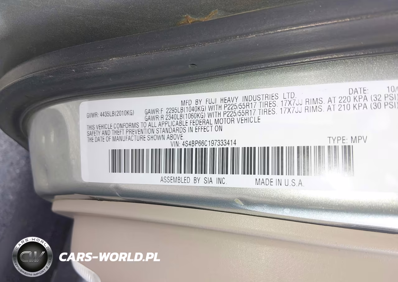 2009 Subaru Outback 2.5I Limited VIN:4S4BP66C197333414 - 9