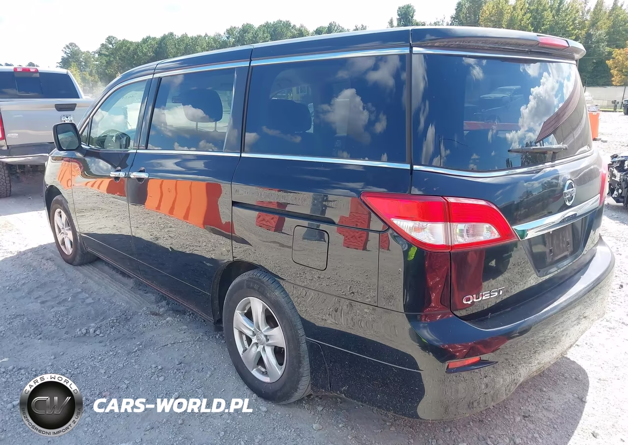 2014 Nissan Quest Sv VIN:JN8AE2KP0E9100389 - 3