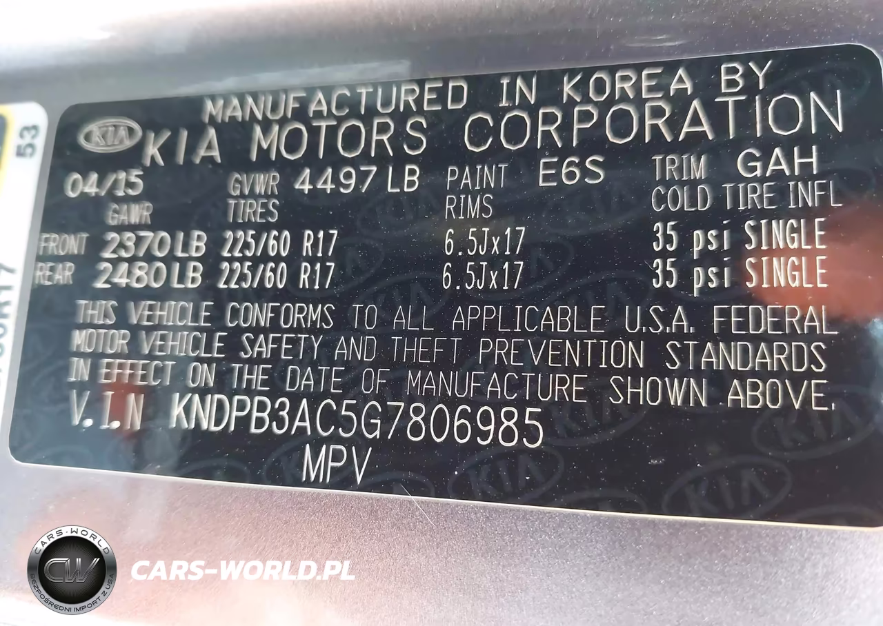 2016 Kia Sportage Lx VIN:KNDPB3AC5G7806985 - 9