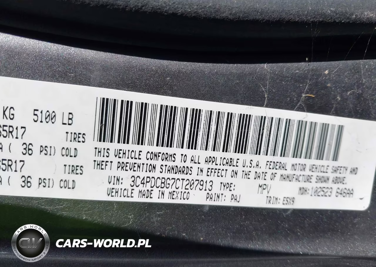2012 Dodge Journey Sxt VIN:3C4PDCBG7CT207913 - 9