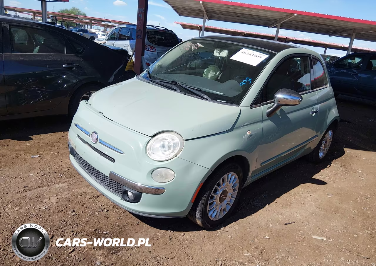 2012 Fiat 500 Lounge VIN:3C3CFFCR1CT126730 - 2