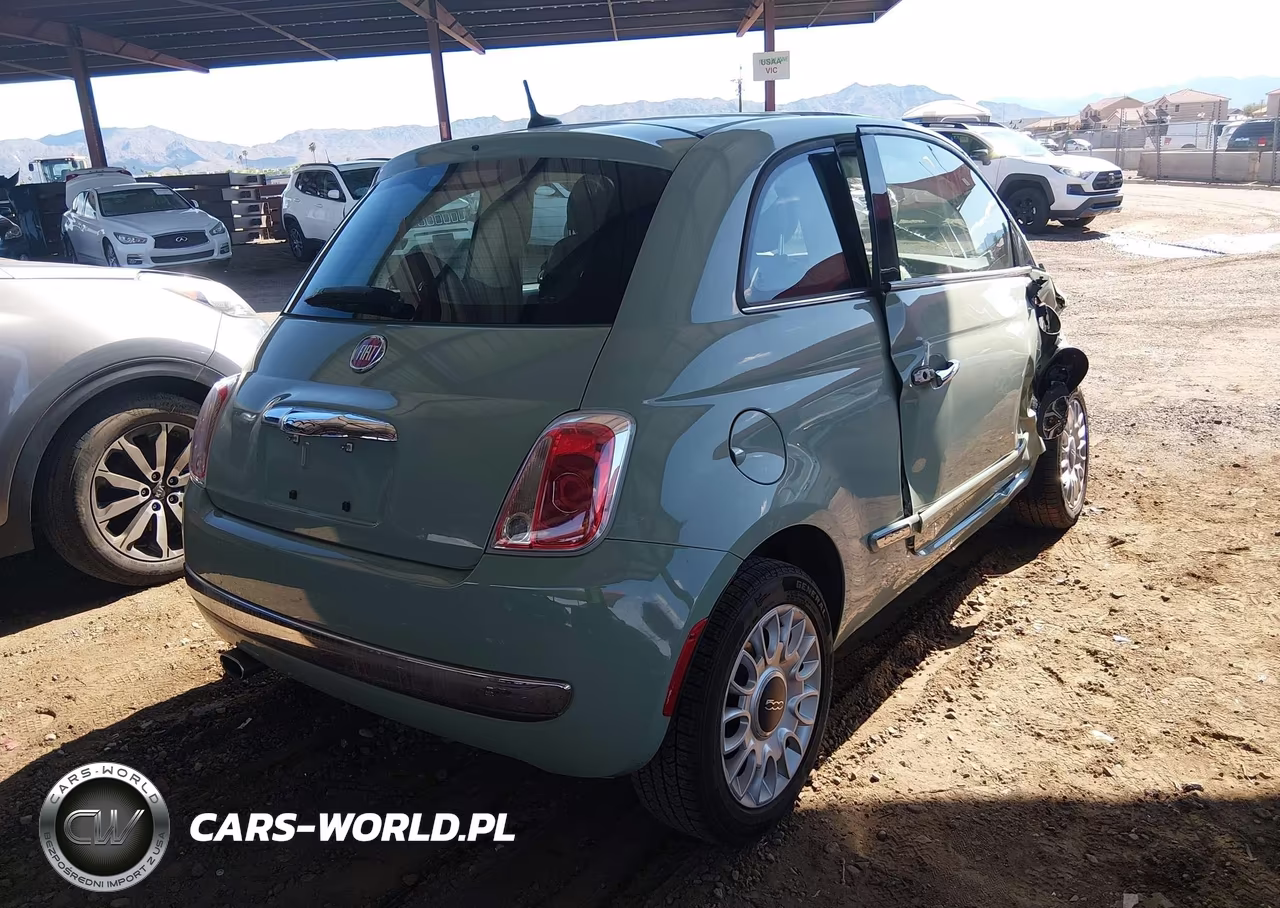 2012 Fiat 500 Lounge VIN:3C3CFFCR1CT126730 - 4