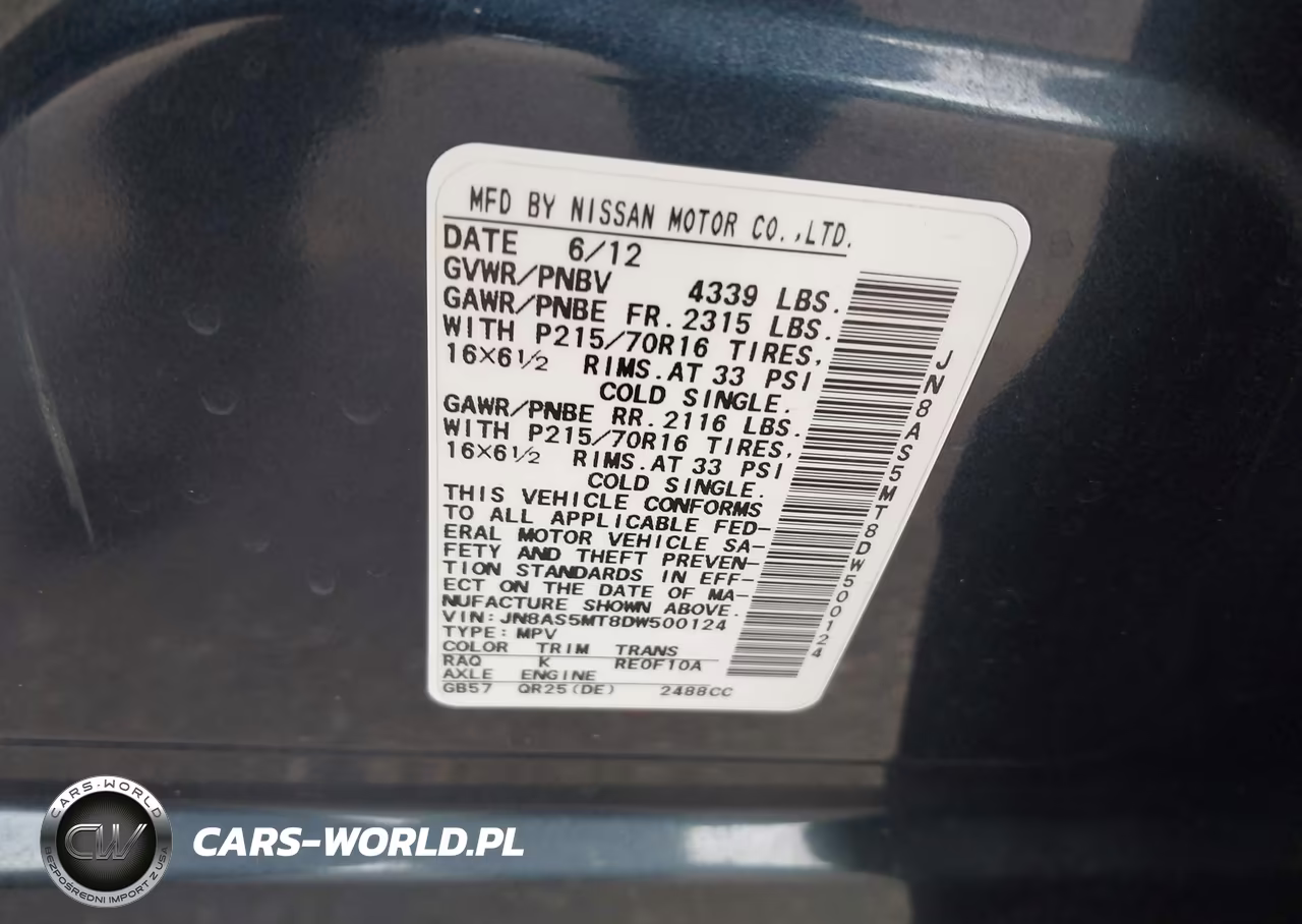 2013 Nissan Rogue S VIN:JN8AS5MT8DW500124 - 9