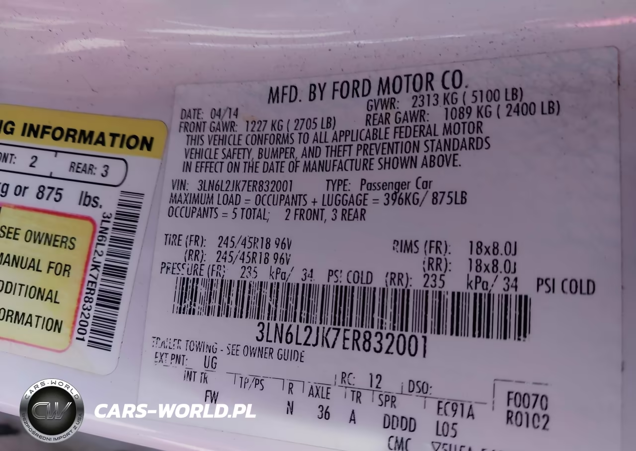 2014 Lincoln Mkz VIN:3LN6L2JK7ER832001 - 9