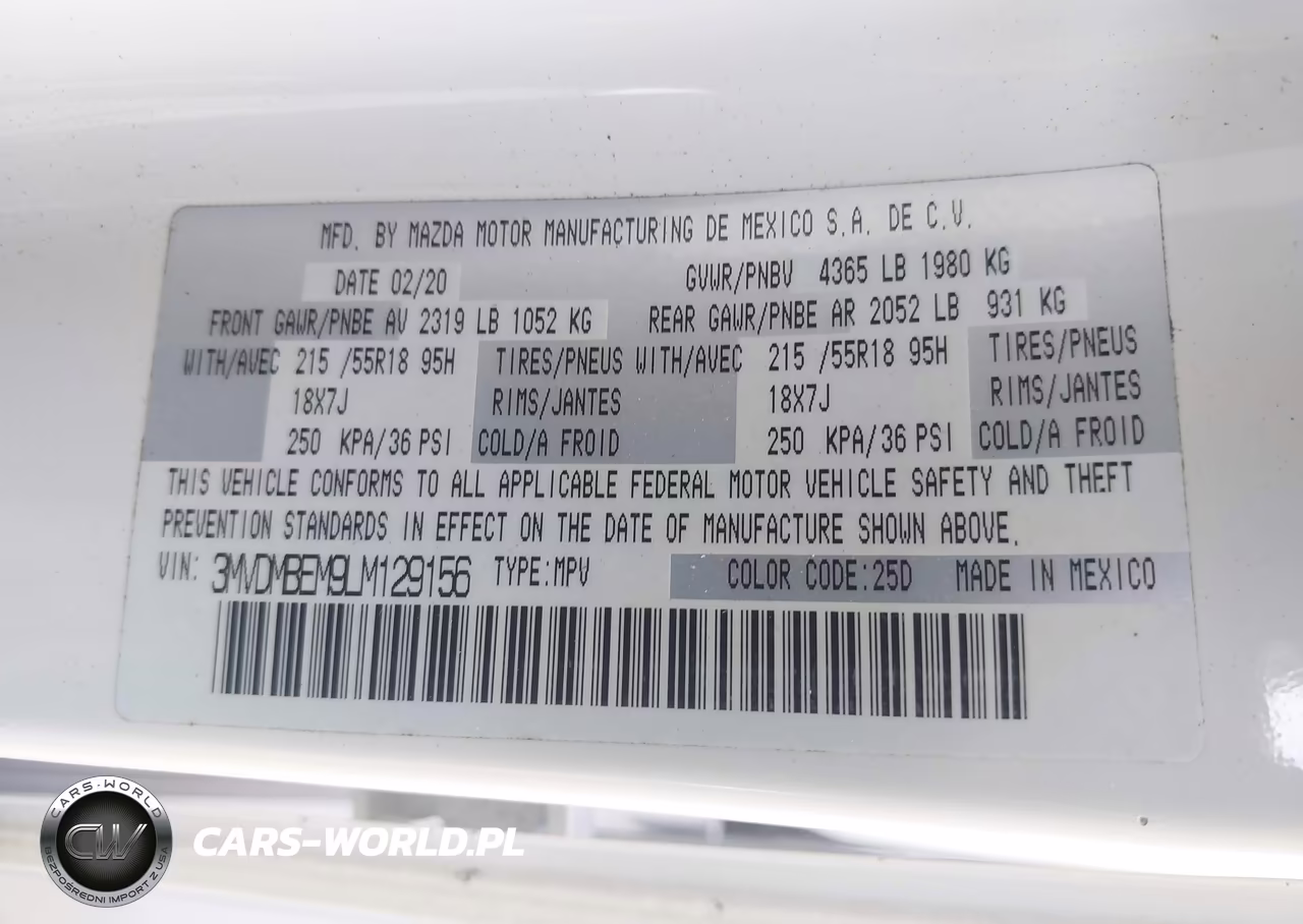 2020 Mazda Cx-30 Premium Package VIN:3MVDMBEM9LM129156 - 9