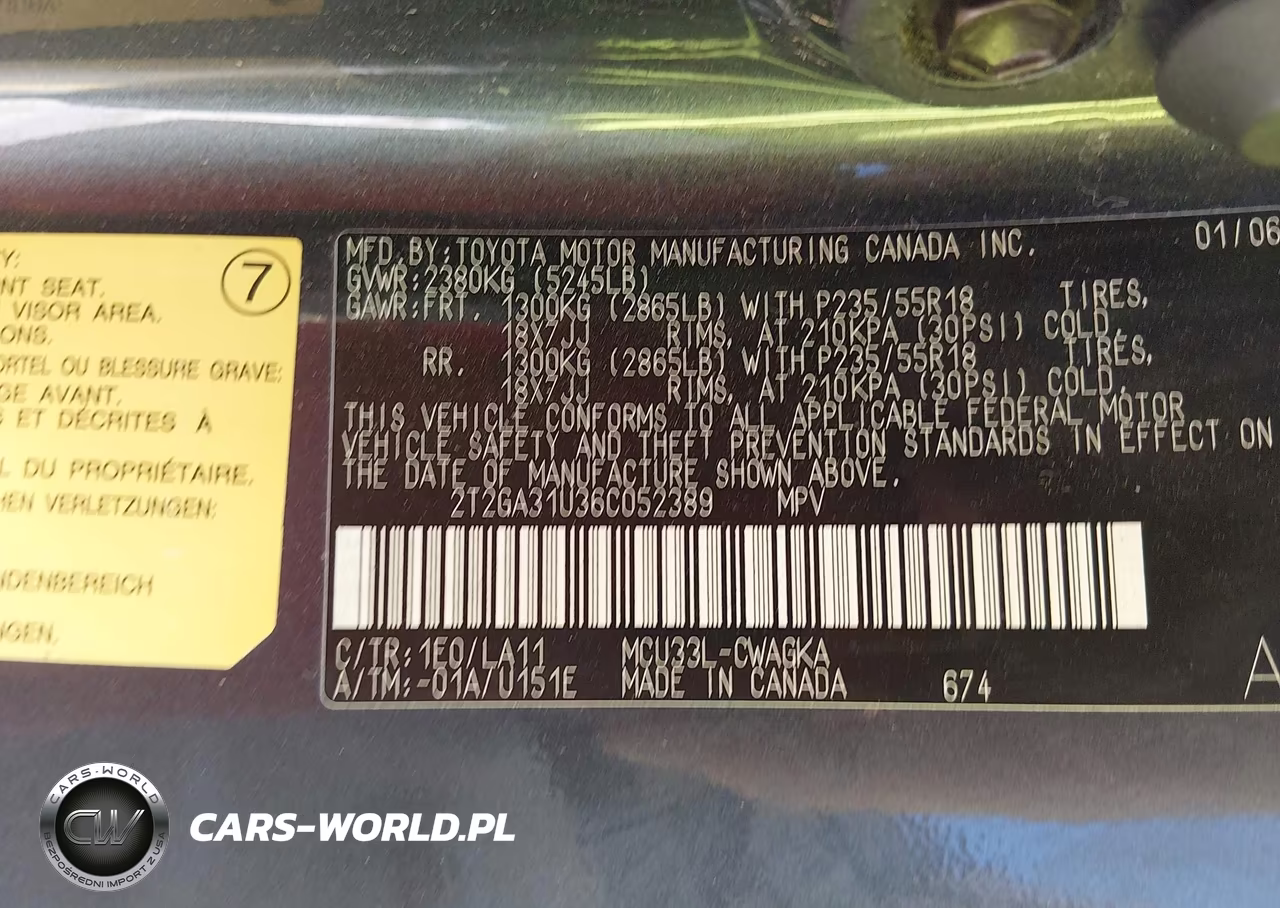 2006 Lexus Rx 330 VIN:2T2GA31U36C052389 - 9