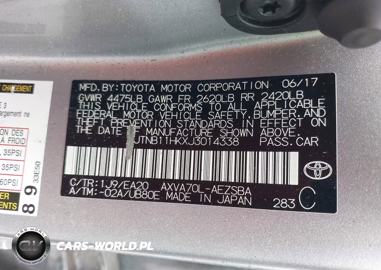 2018 Toyota Camry Se VIN:JTNB11HKXJ3014338 - 9