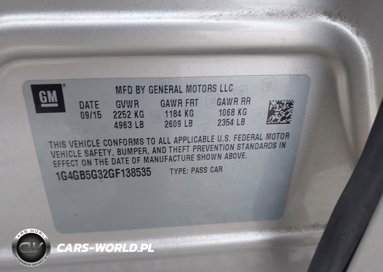 2016 Buick Lacrosse Leather VIN:1G4GB5G32GF138535 - 9