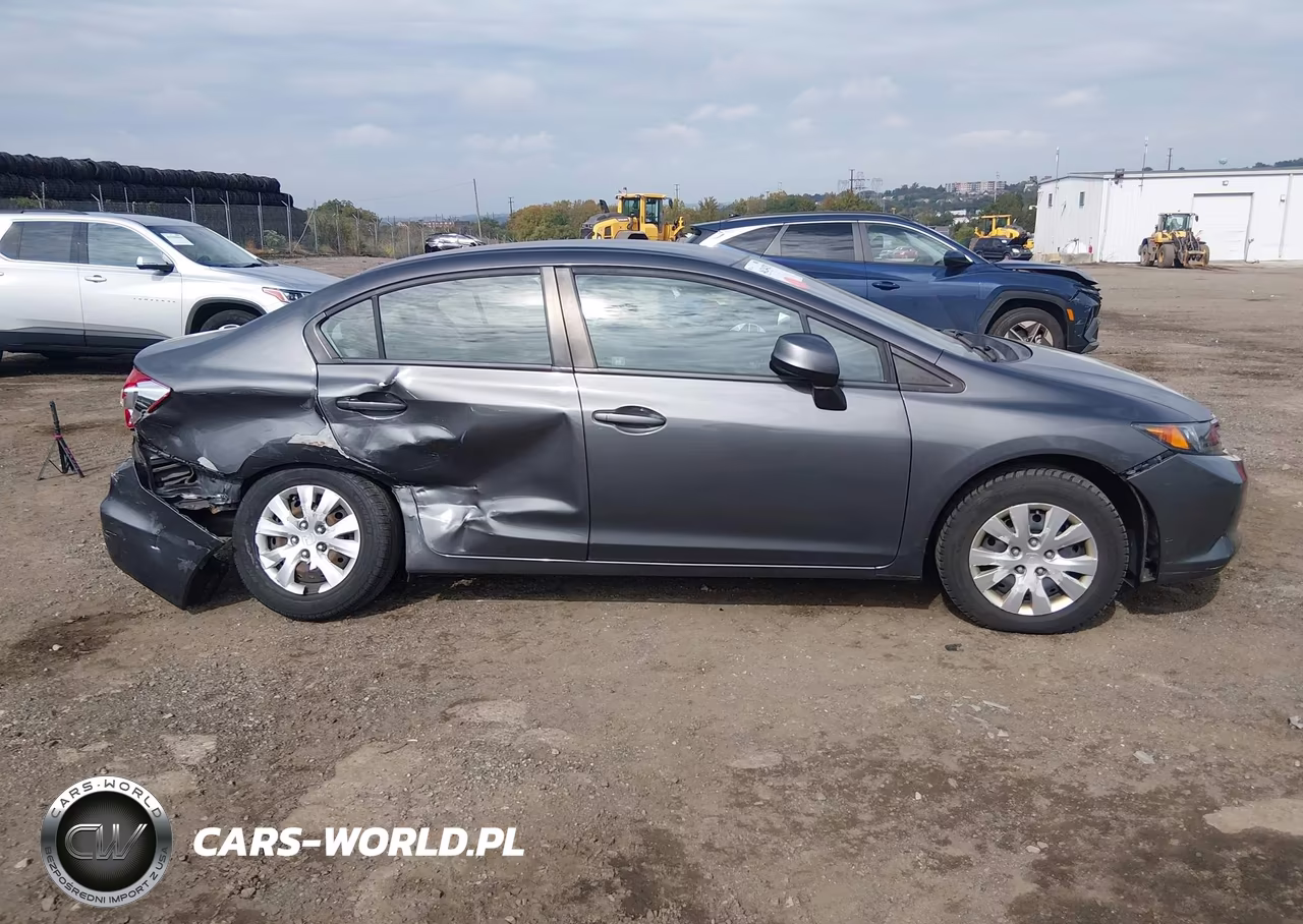 2012 Honda Civic Lx VIN:2HGFB2F52CH312079 - 12