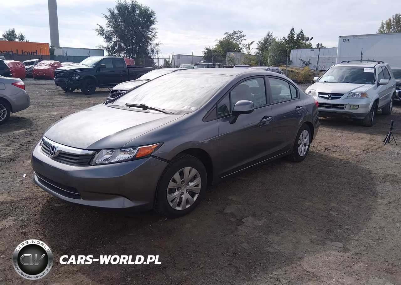 2012 Honda Civic Lx VIN:2HGFB2F52CH312079 - 2