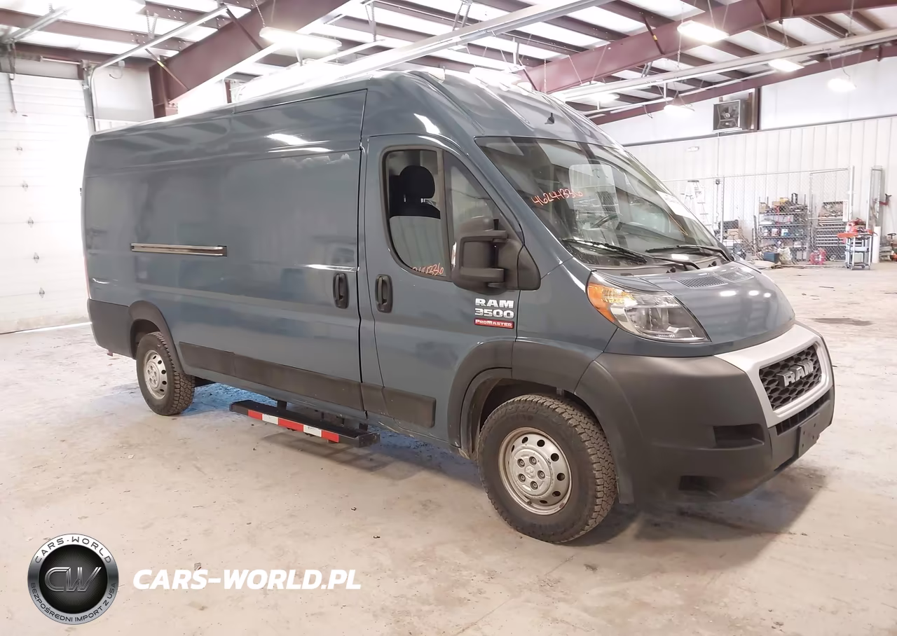 2019 Ram Promaster 3500 Cargo Van High Roof 159 Wb Ext VIN:3C6URVJG9KE551321 - 1