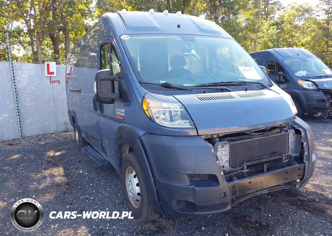 2019 Ram Promaster 3500 Cargo Van High Roof 159 Wb Ext VIN:3C6URVJG0KE555449 - 1
