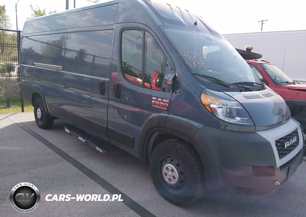 2019 Ram Promaster 3500 Cargo Van High Roof 159 Wb Ext VIN:3C6URVJG6KE558730 - 1
