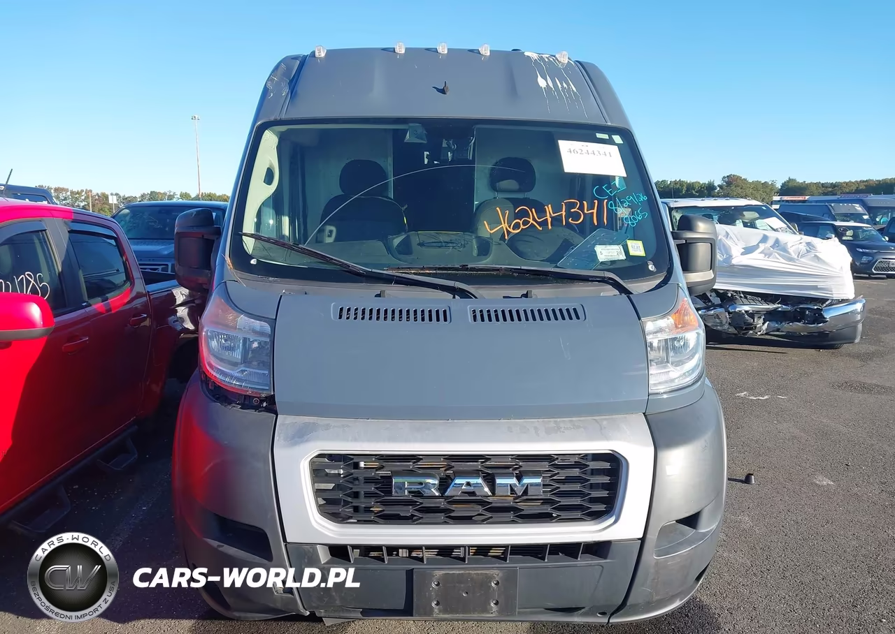 2019 Ram Promaster 3500 Cargo Van High Roof 159 Wb Ext VIN:3C6URVJG8KE558065 - 12